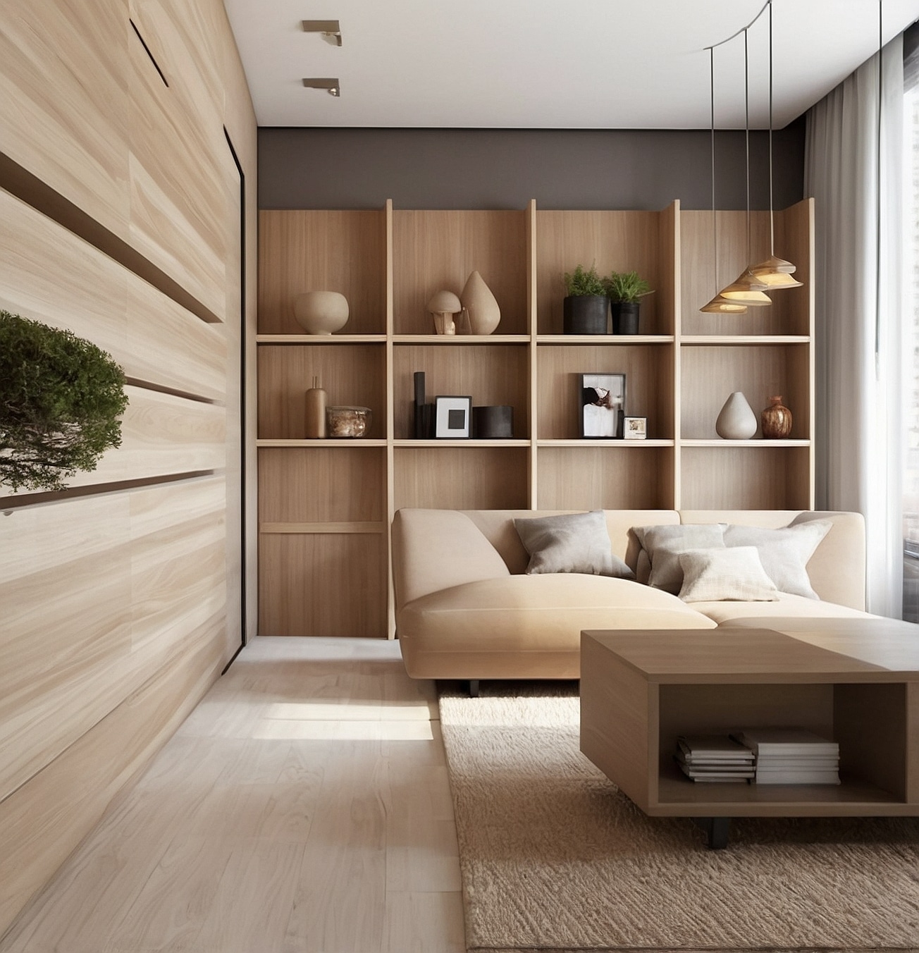 Render de una casa contemporánea
